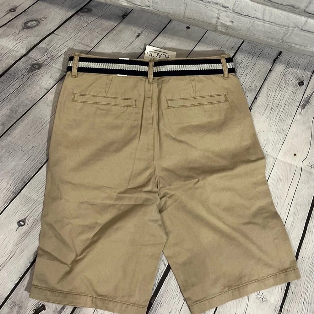 Children's Place Boys' Belted Chino Shorts NWT